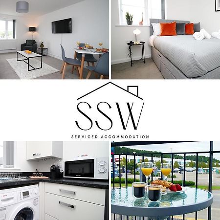 No 43 Stadium Views By Ssw - 2Br, Parking, Sleeps 4, 3Min Walk To Stadium, 10Min Drive To City Centre, Marina And Close To M4 Morriston Exterior photo