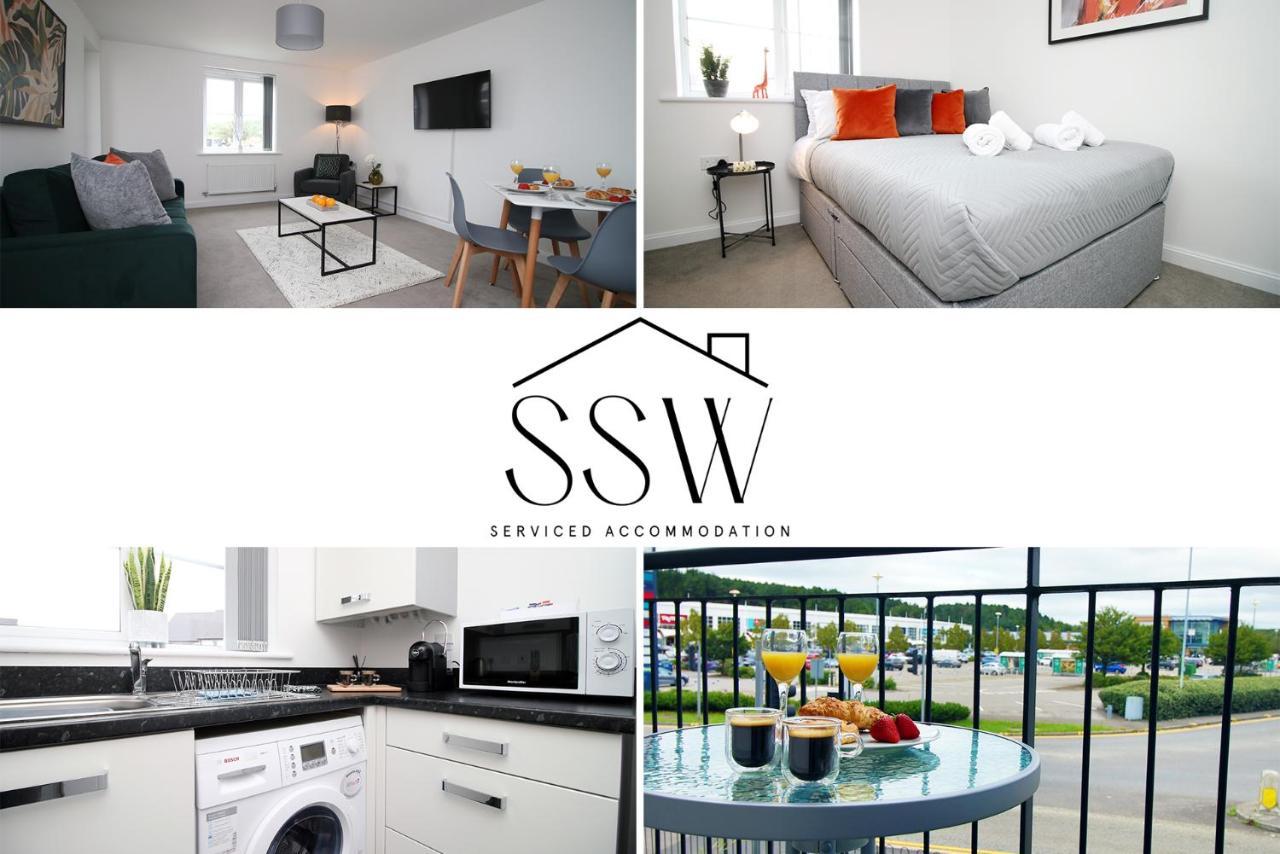 No 43 Stadium Views By Ssw - 2Br, Parking, Sleeps 4, 3Min Walk To Stadium, 10Min Drive To City Centre, Marina And Close To M4 Morriston Exterior photo